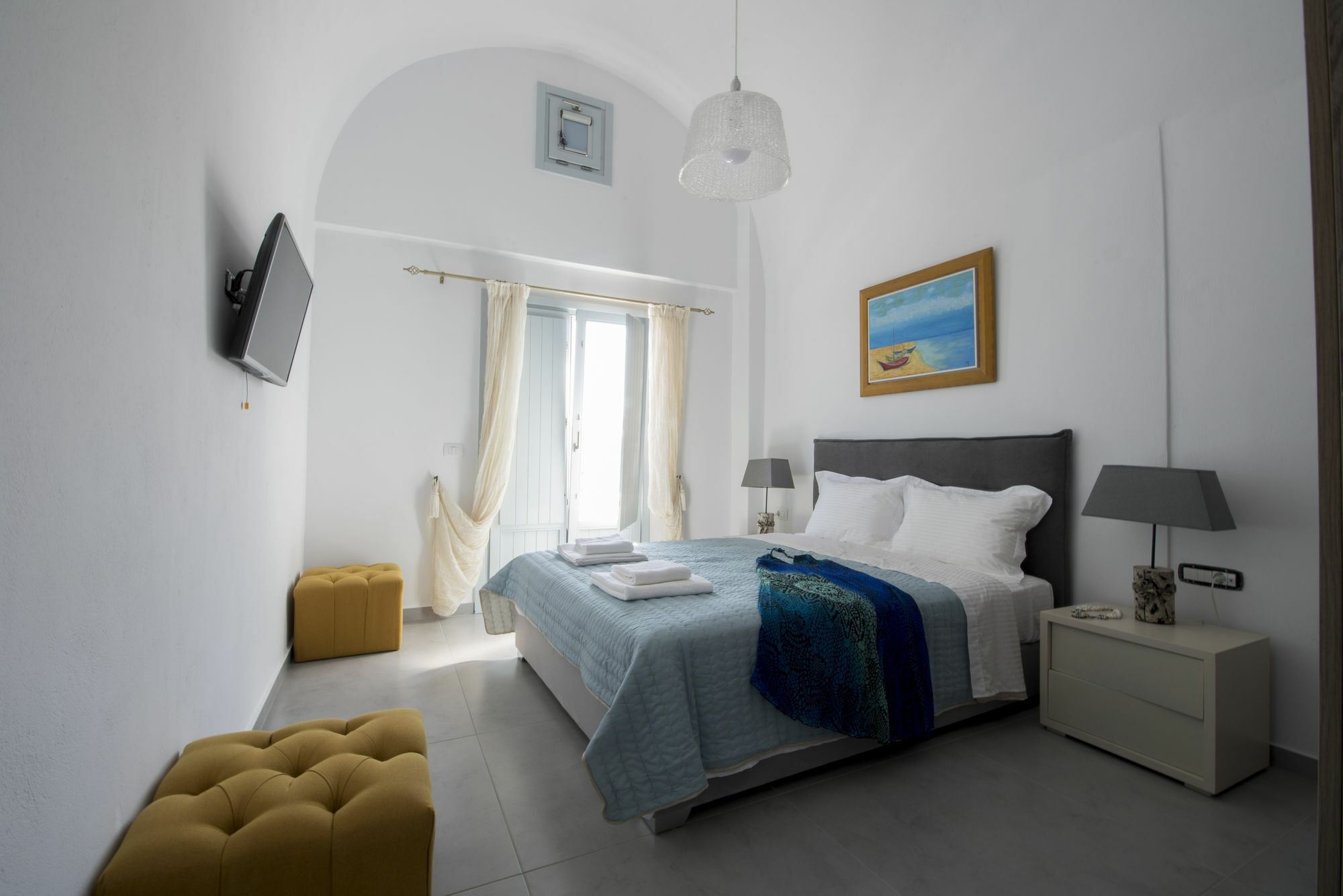 Sea And Sand Villas Monólithos Esterno foto
