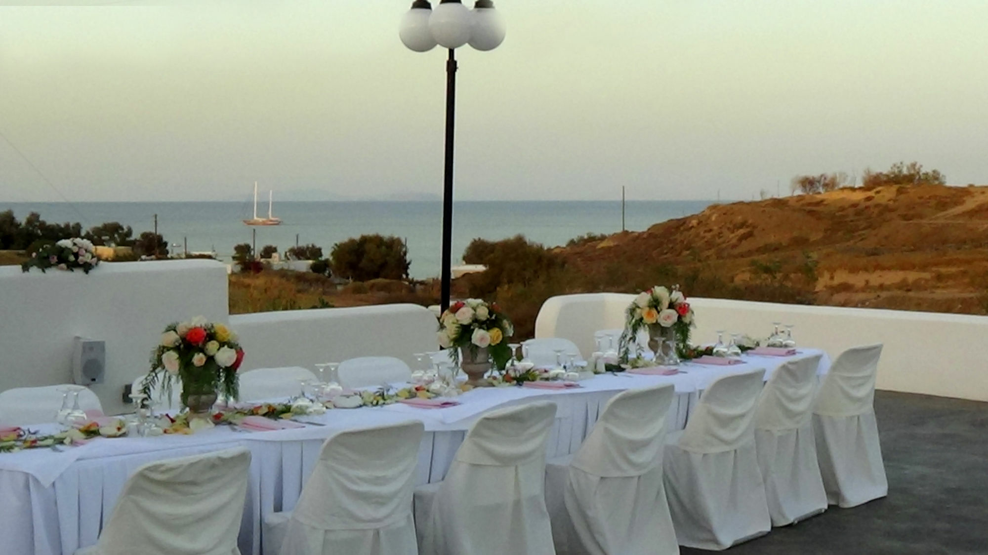 Sea And Sand Villas Monólithos Esterno foto
